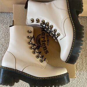 Dr. Martens Off-White Combat Boots